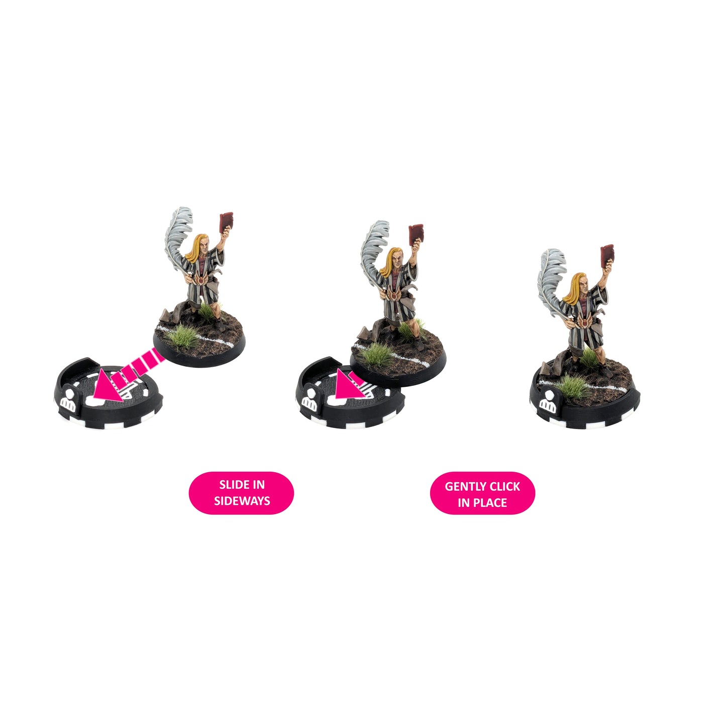 32mm Magnetic Miniature Base Referee Set