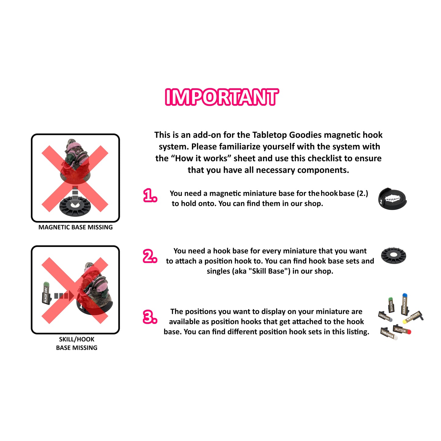 Position Hook Sets