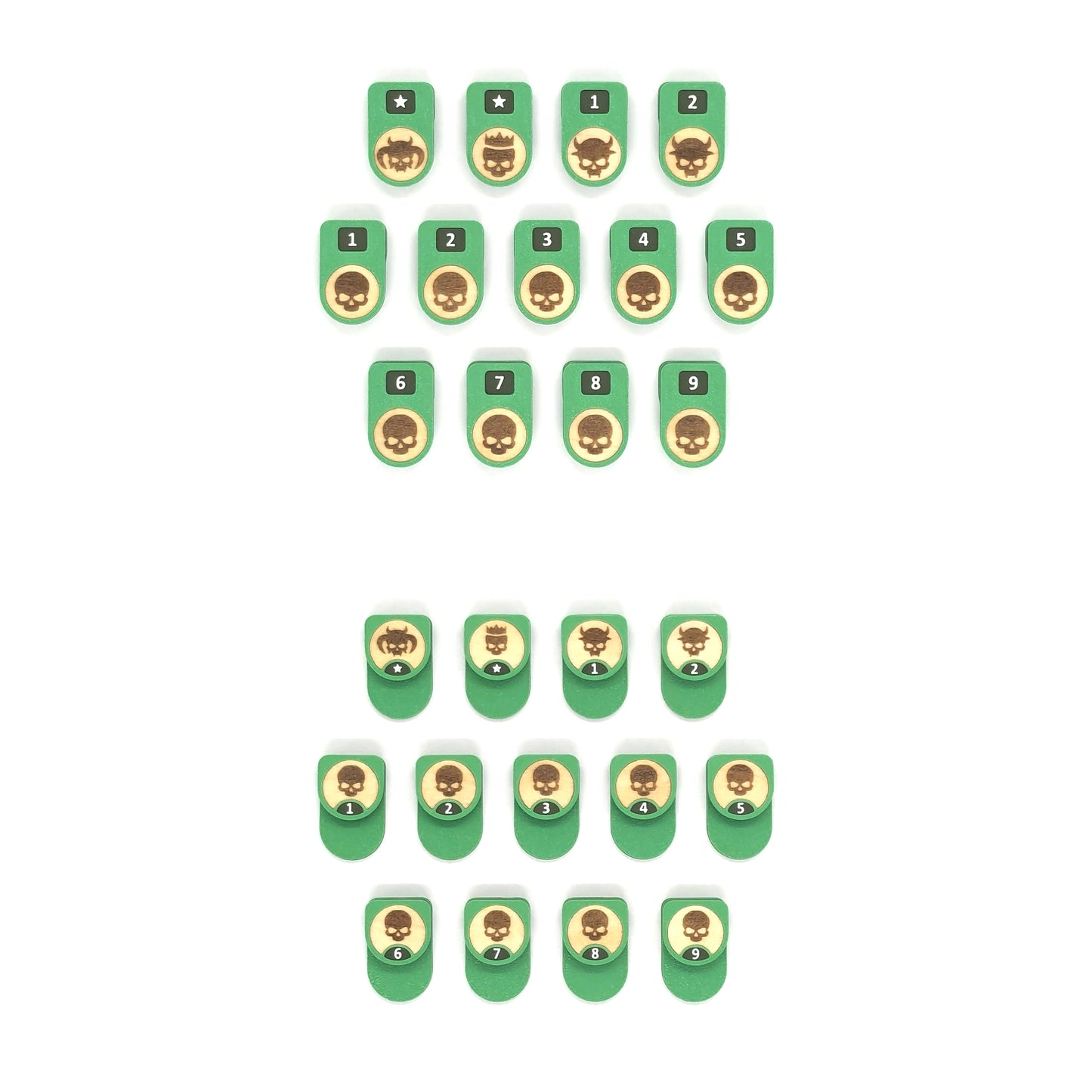 Wooden DM Screen Monster Initiative Trackers