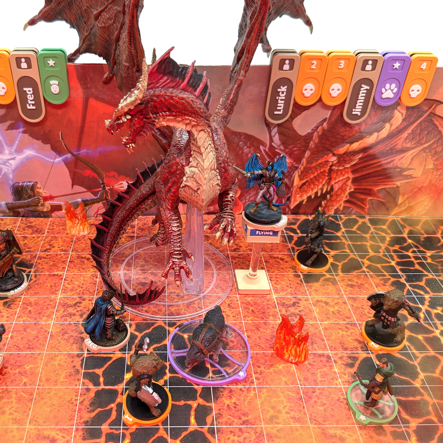 NPC DM Screen Initiative Trackers