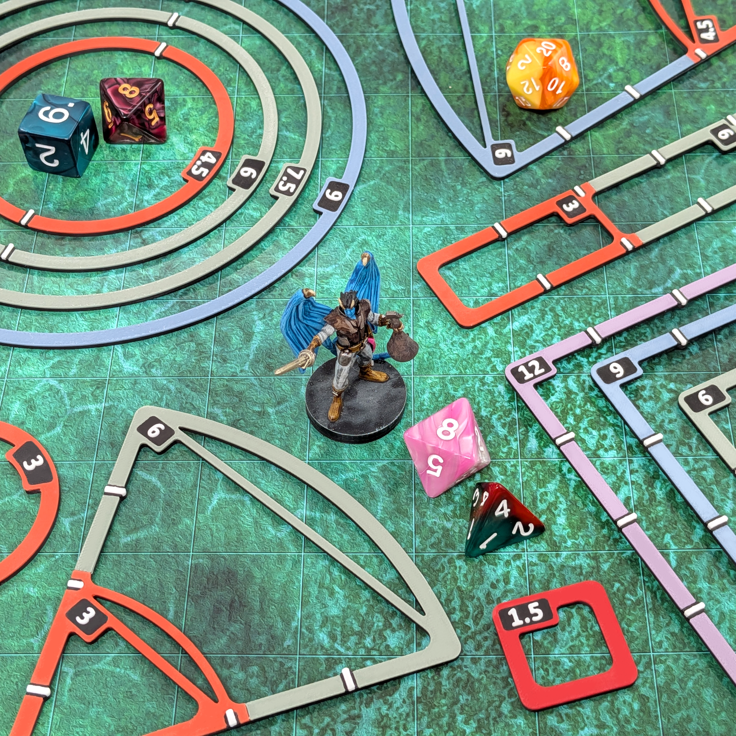 Metric AoE Line Template