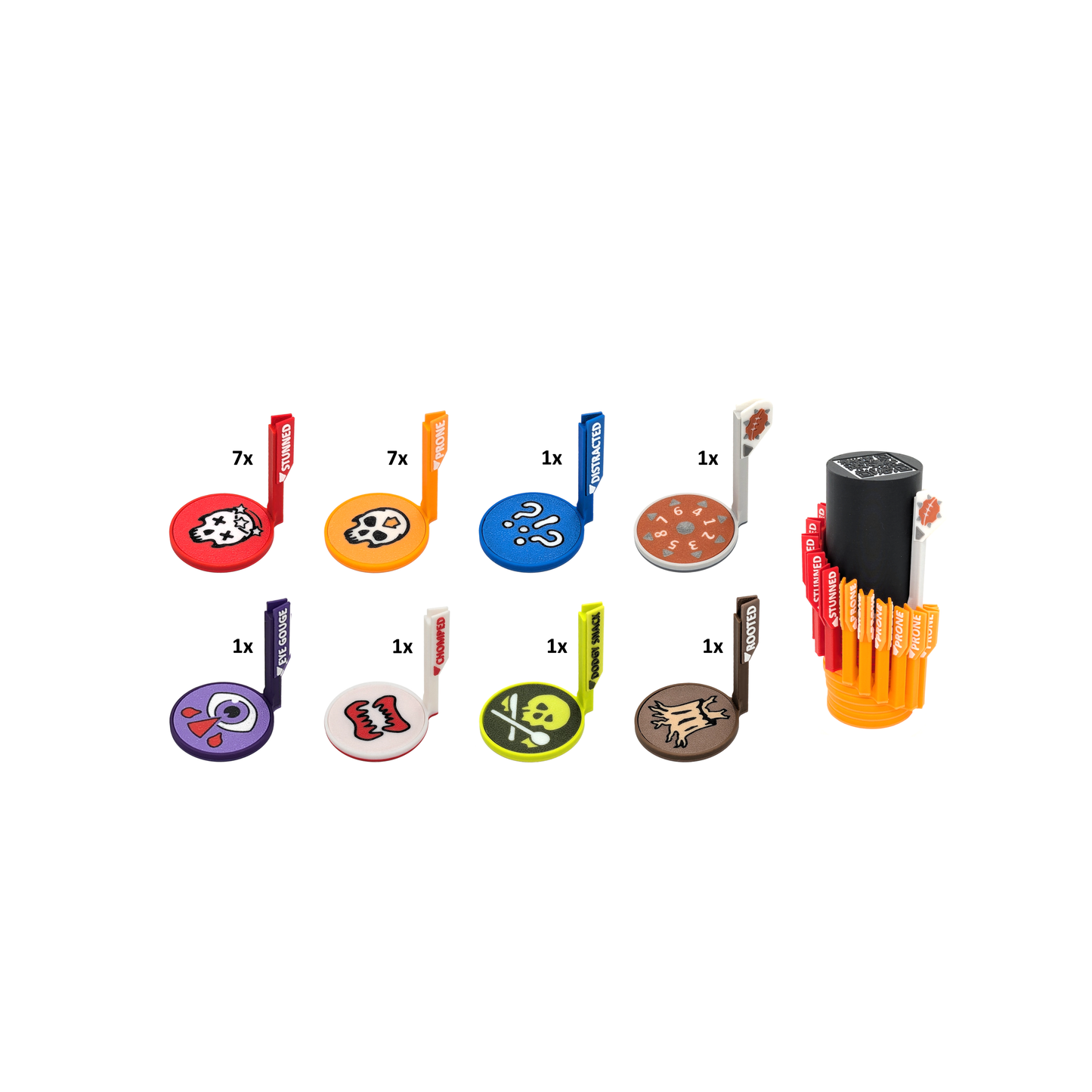 32mm Magnetic Miniature Status Markers