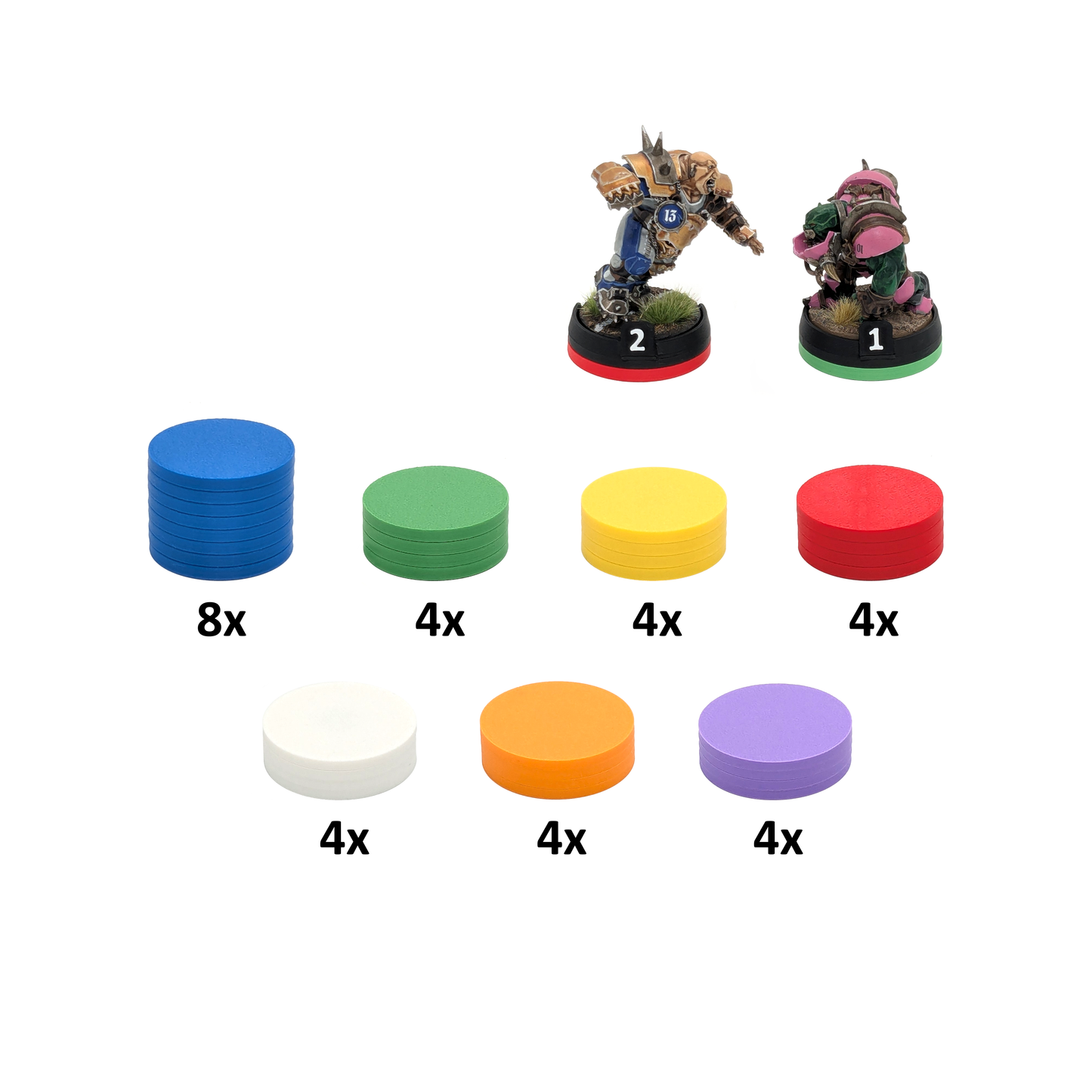 Colored Magnetic Disks