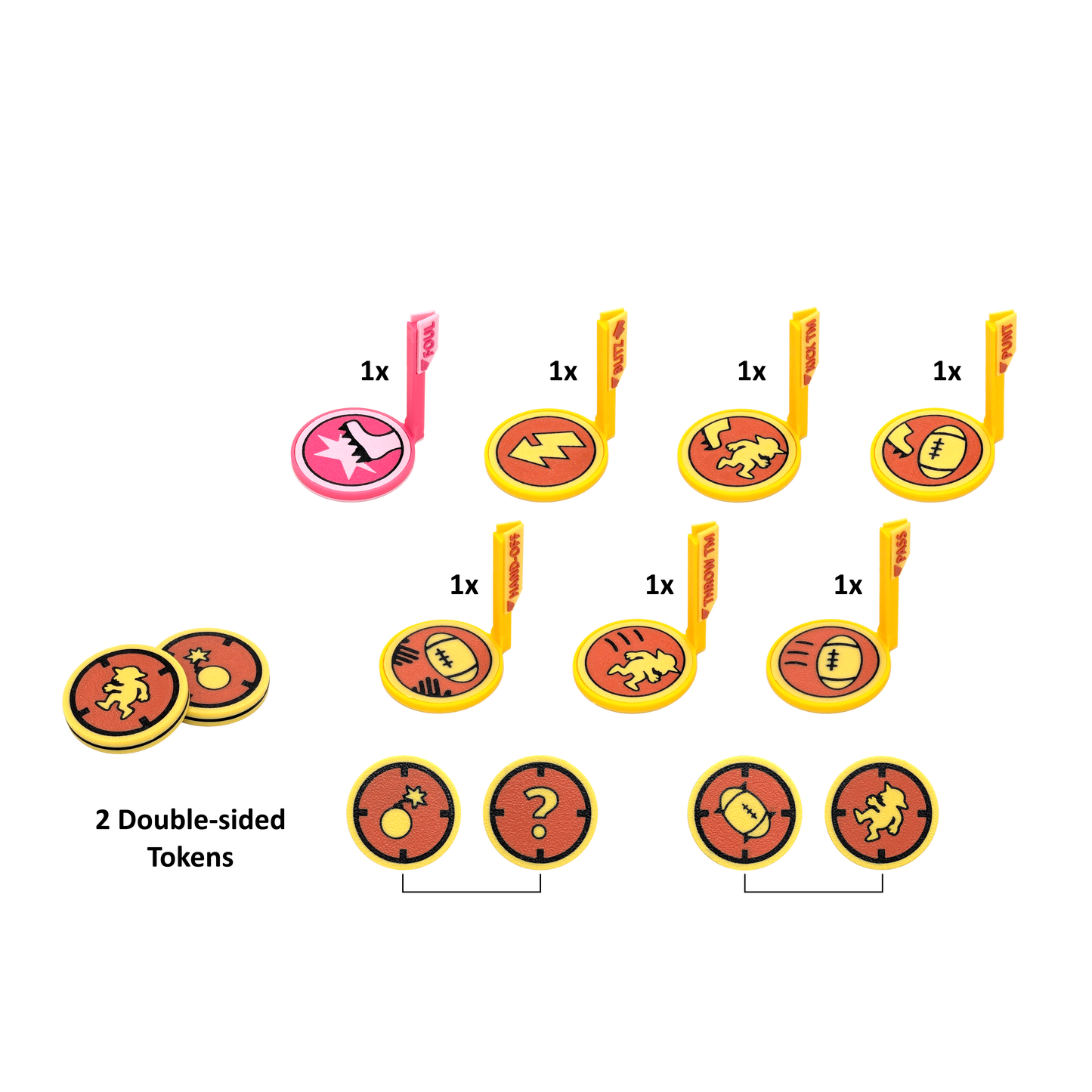 40mm Magnetic Miniature Action Markers