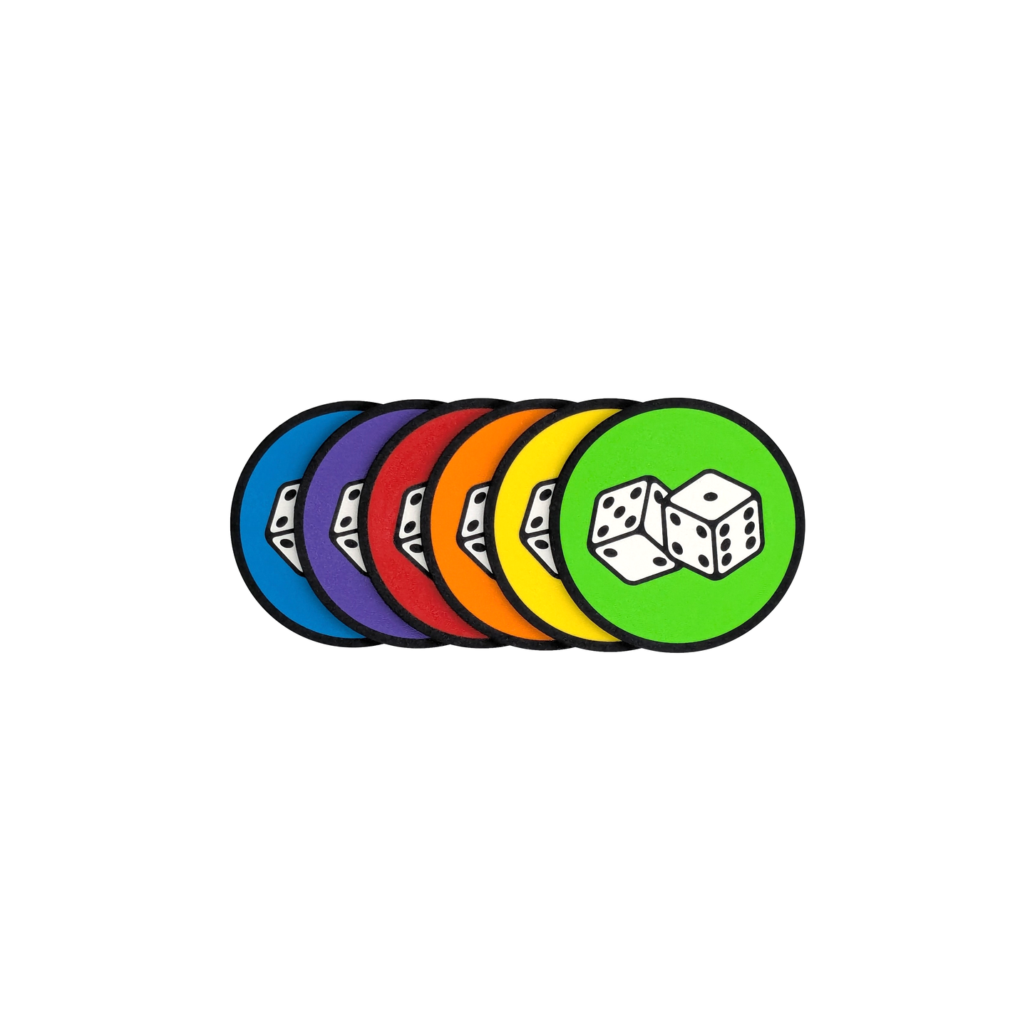 2D6 Coaster Set