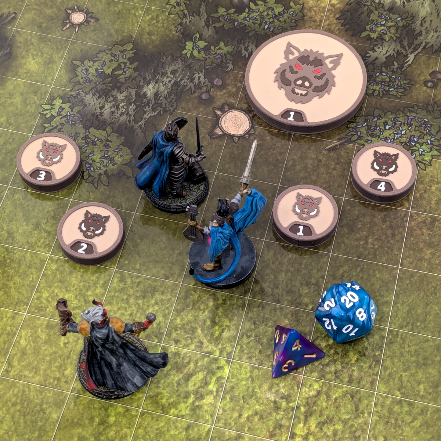 Magnetic Wild Animal Tokens