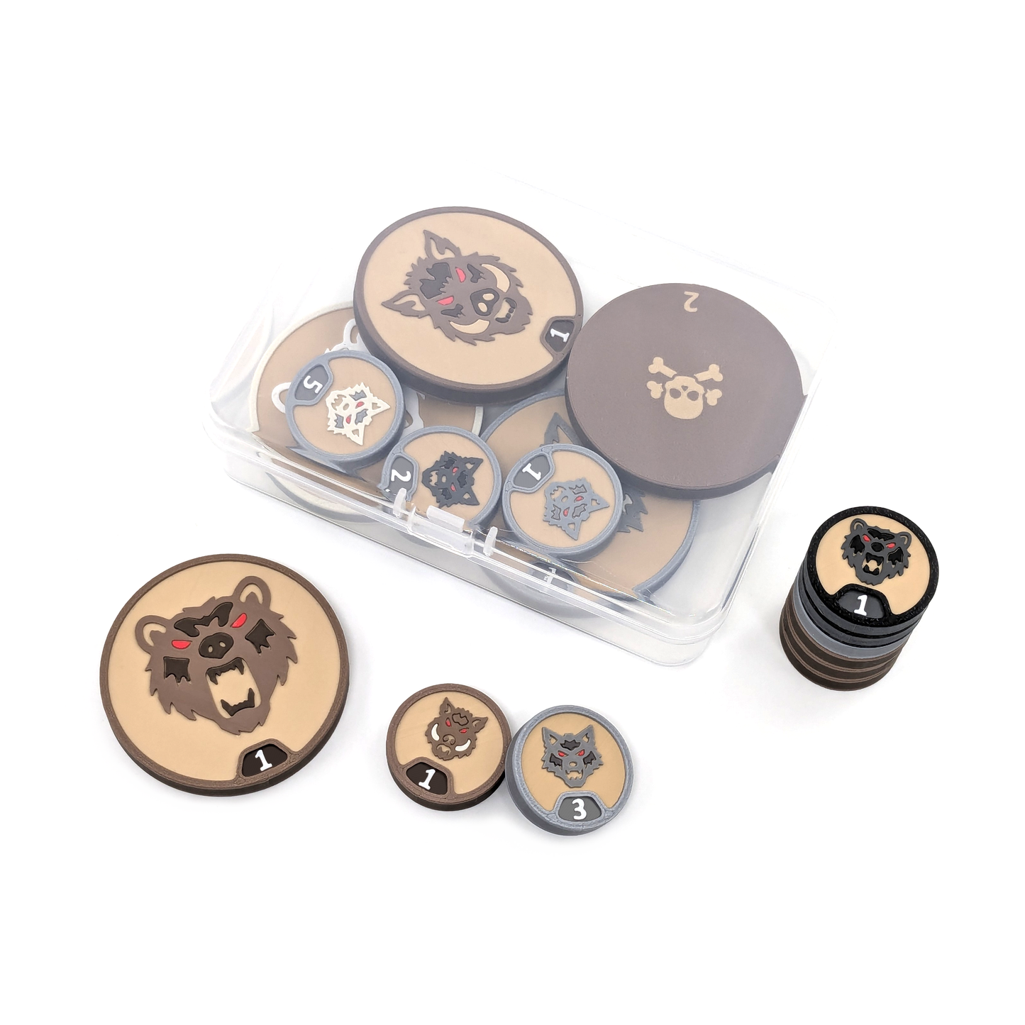 Magnetic Wild Animal Tokens