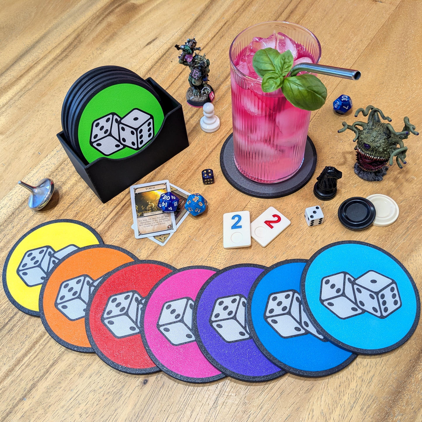 2D6 Coaster Set