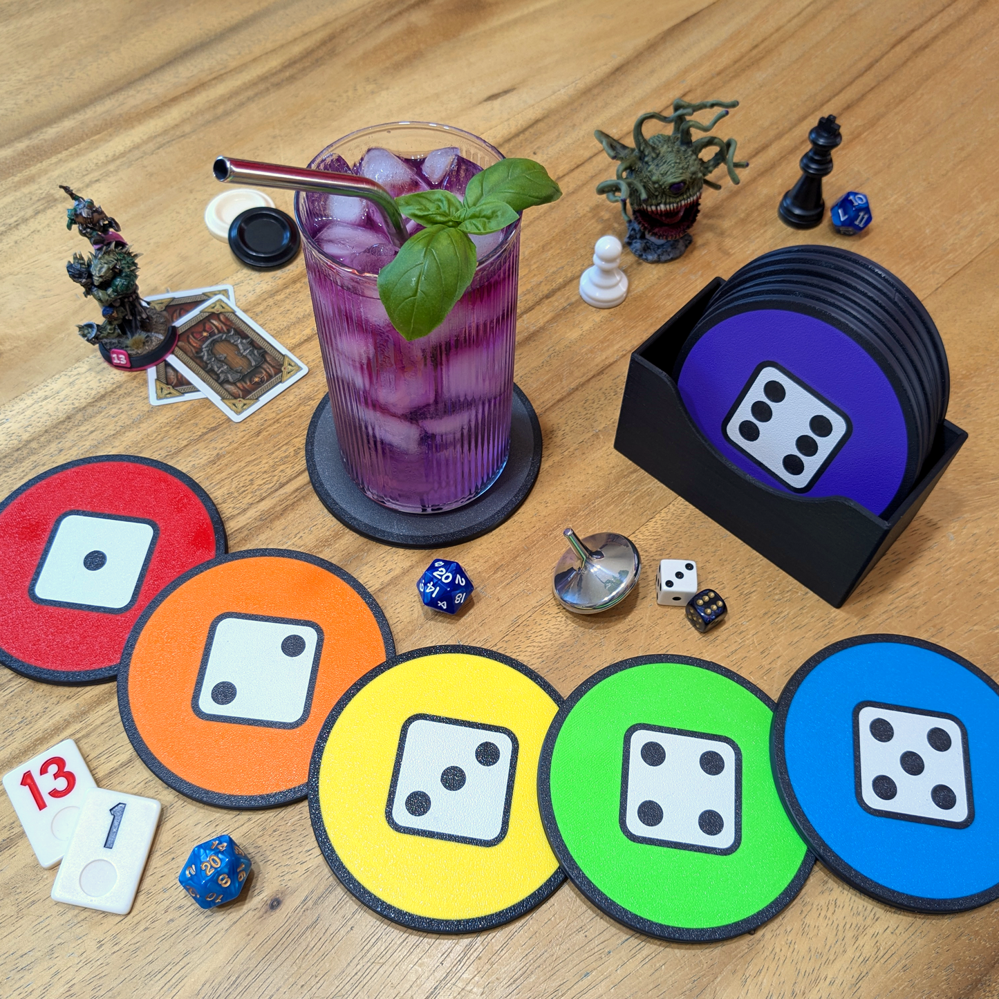 D6 Coaster Set