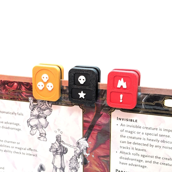 Enemy DM Screen Initiative Trackers