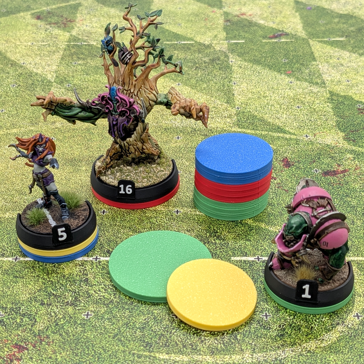 Colored Magnetic Disks