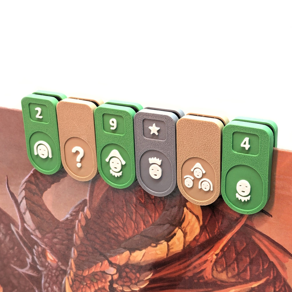 NPC DM Screen Initiative Trackers