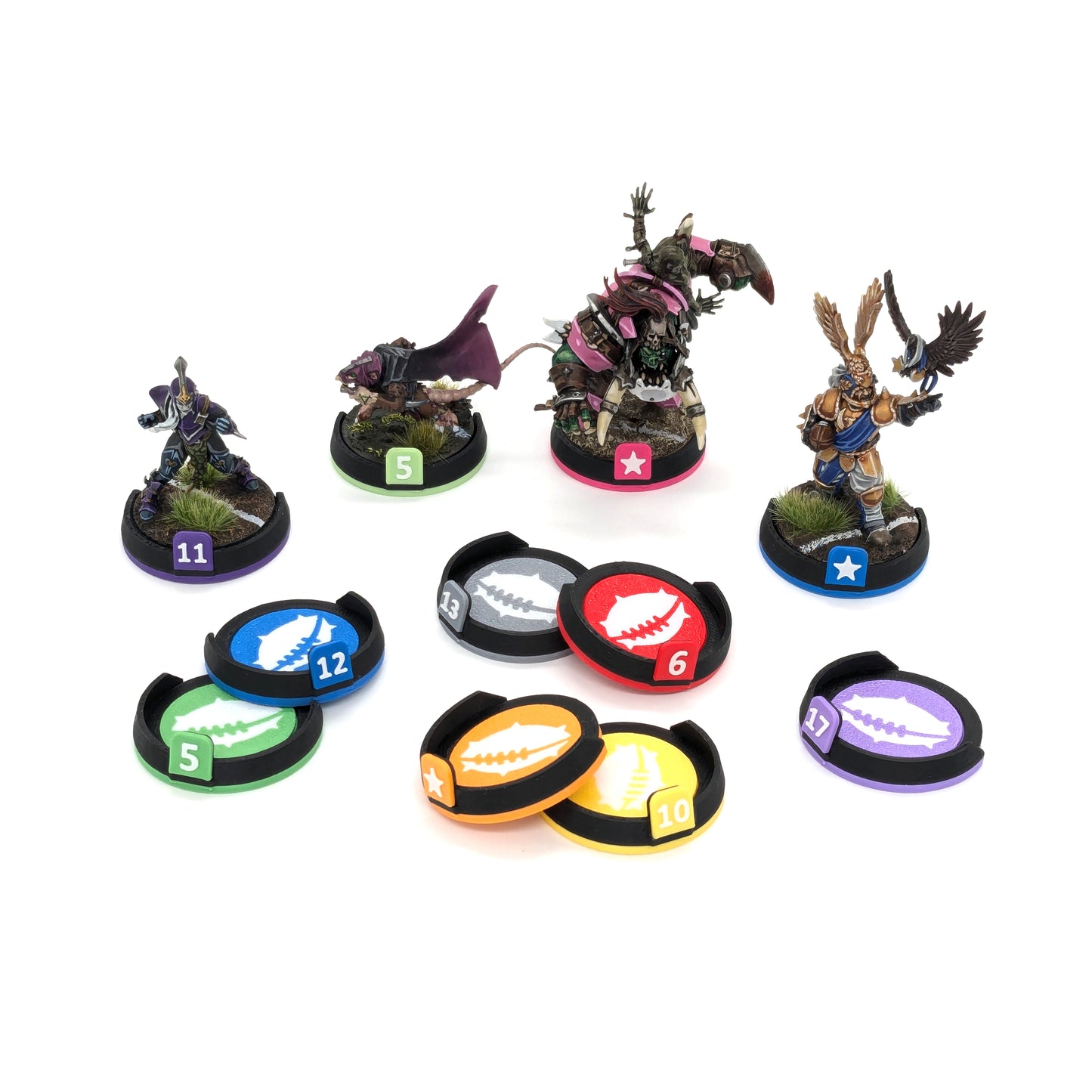 Set - 32mm Magnetic Miniature Bases