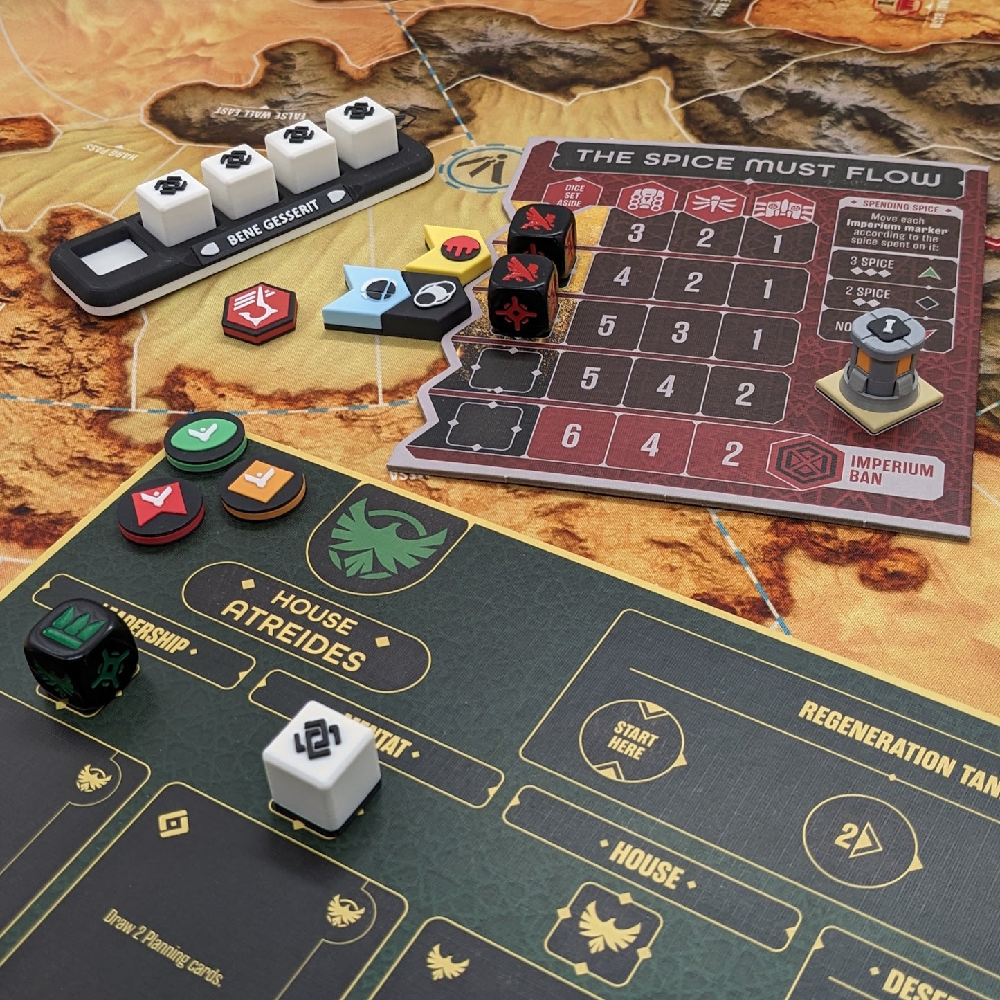 Dune : La guerre pour Arrakis - Coffret de jetons de luxe