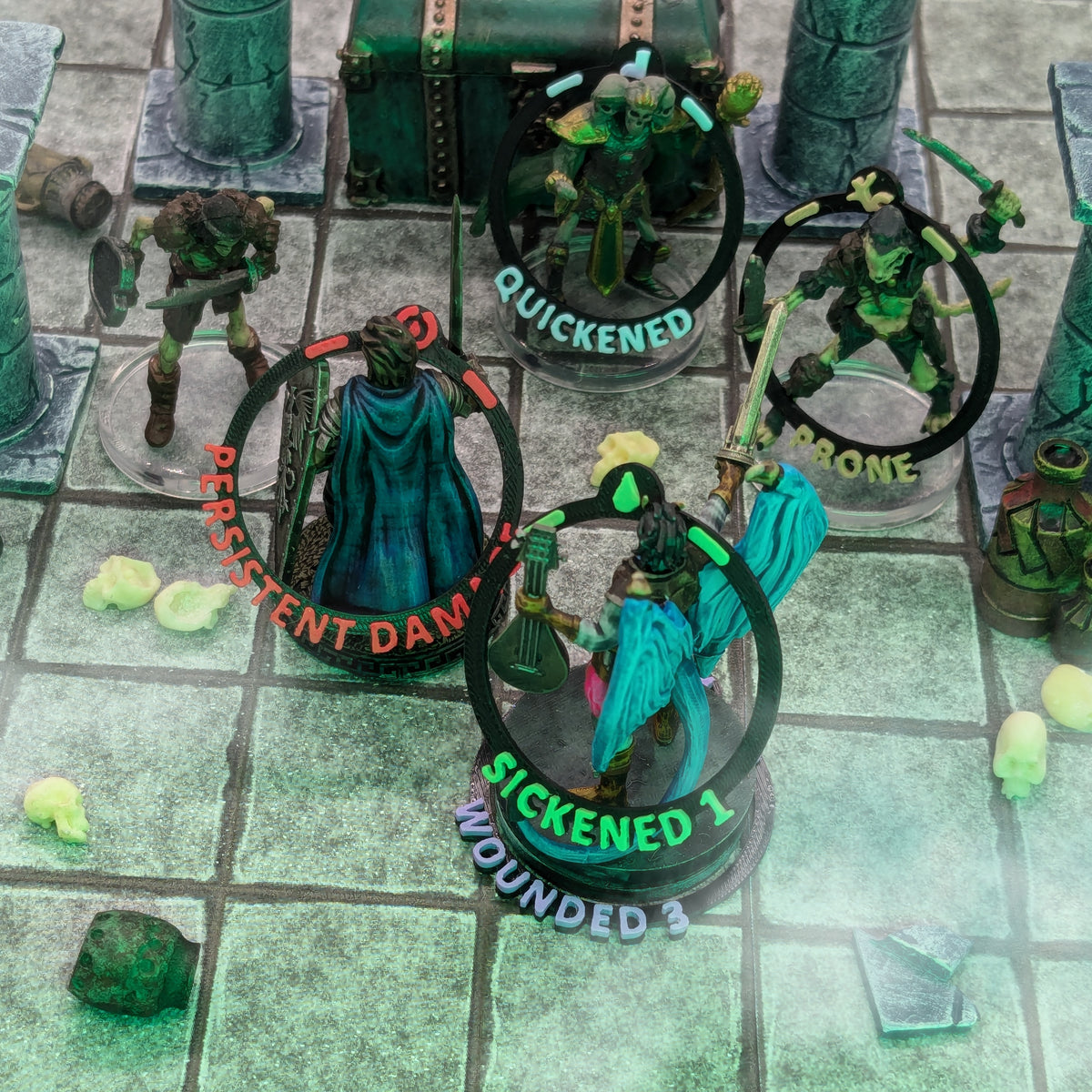 Pathfinder Magic Rings Tabletop Goodies | Pathfinder 2e Condition Rings