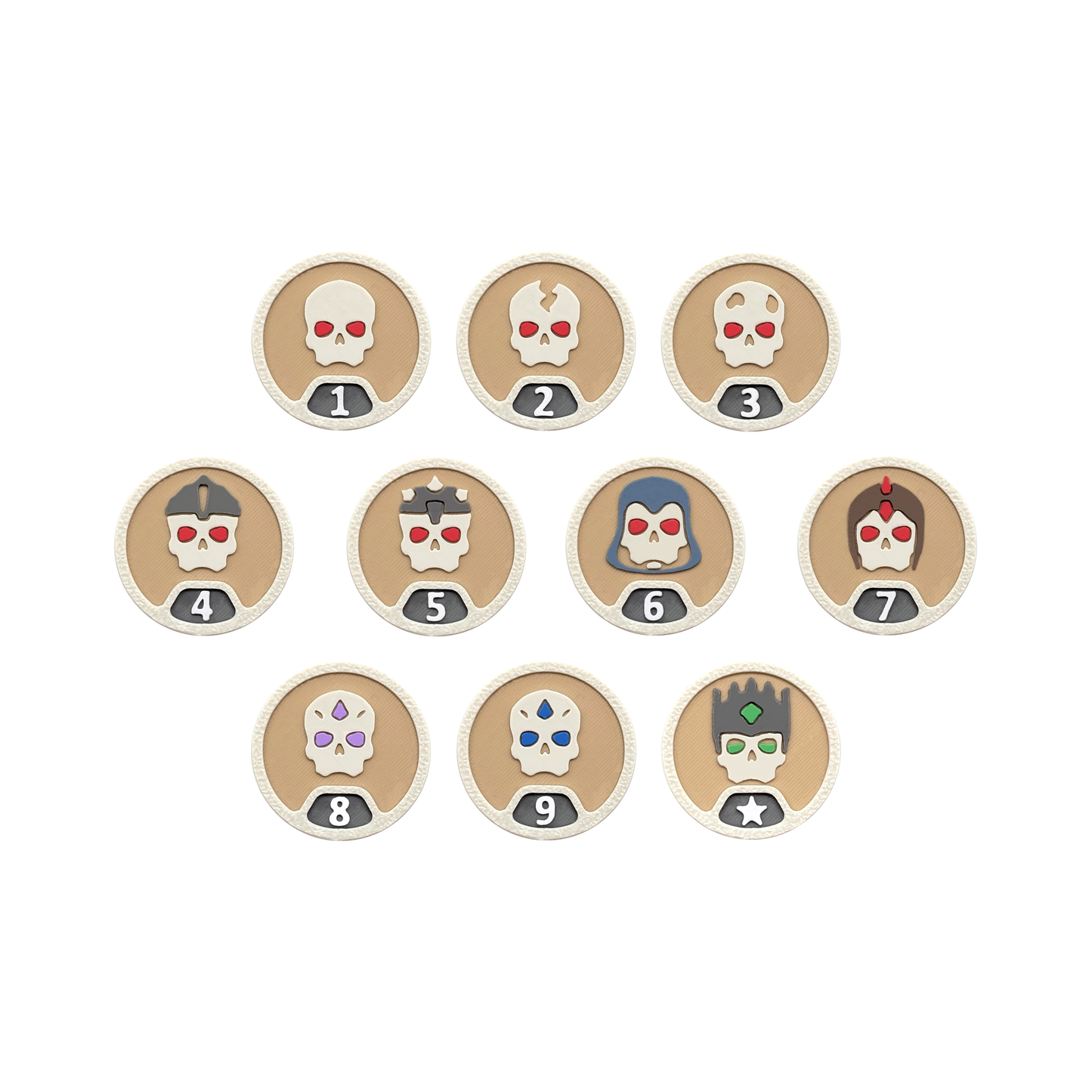 Magnetic Skeleton Tokens