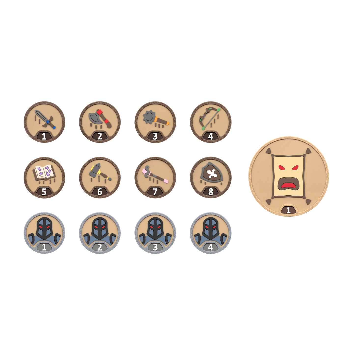 Magnetic Animated Objects Tokens