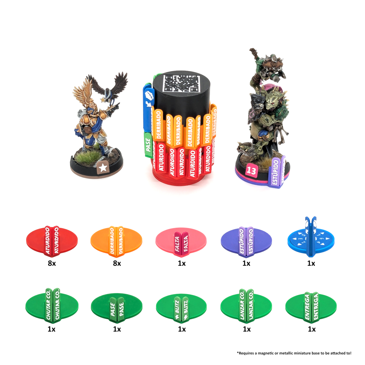 32mm Magnetic Miniature Status Markers