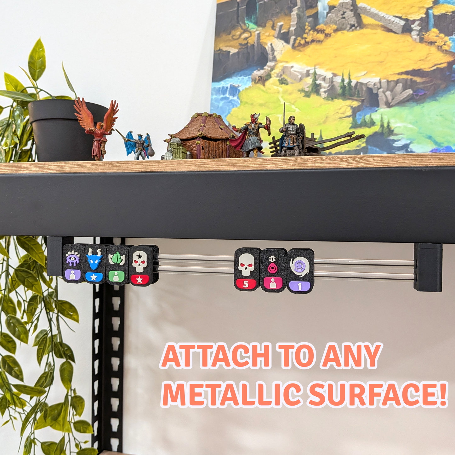 Tabletop Abacus: Skull Clips