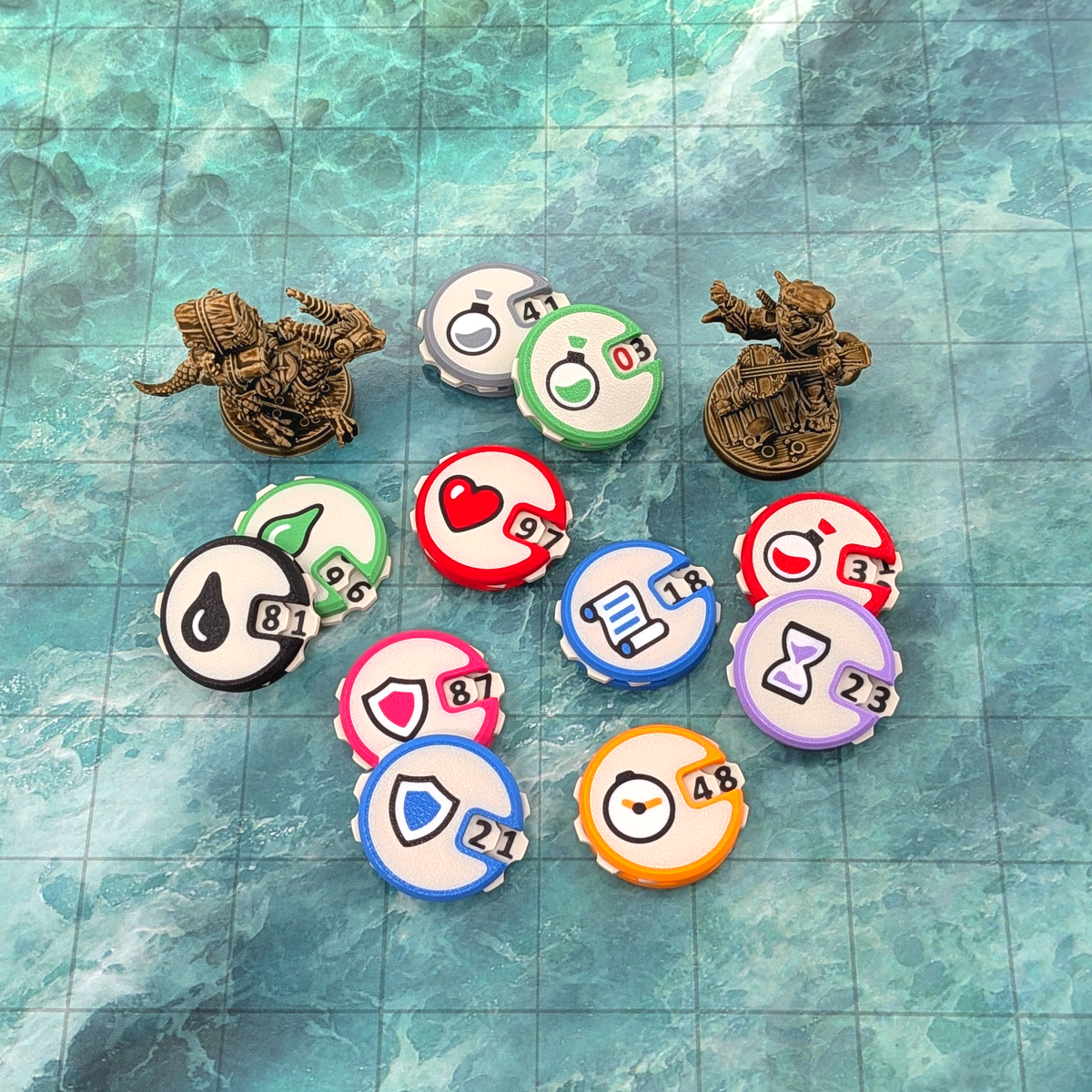 Tabletop Counter Dials
