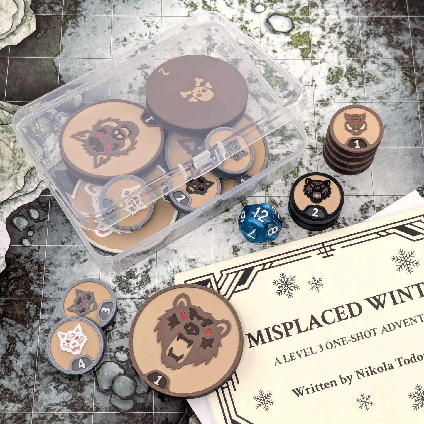 Magnetic Wild Animal Tokens