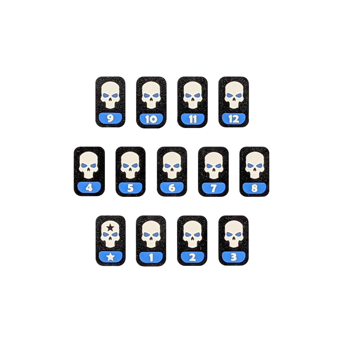 Tabletop Abacus: Skull Clips