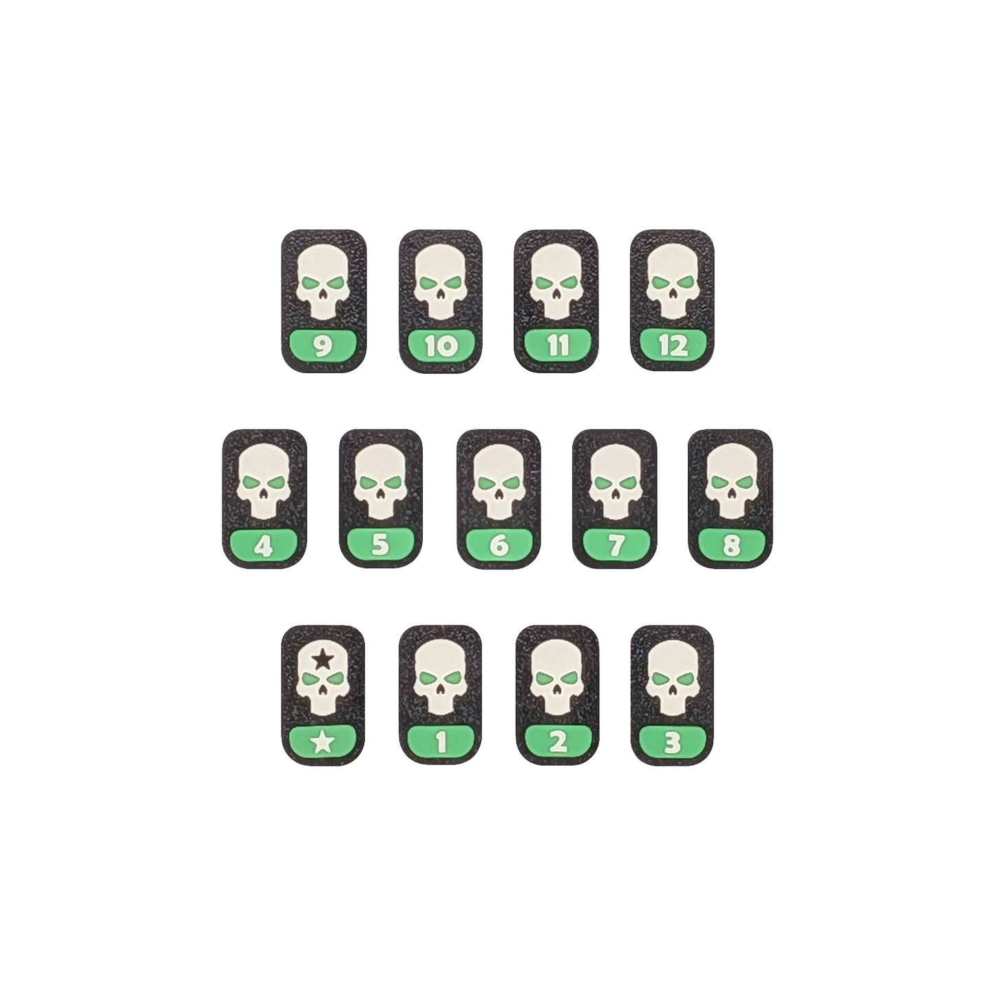 Tabletop Abacus: Skull Clips