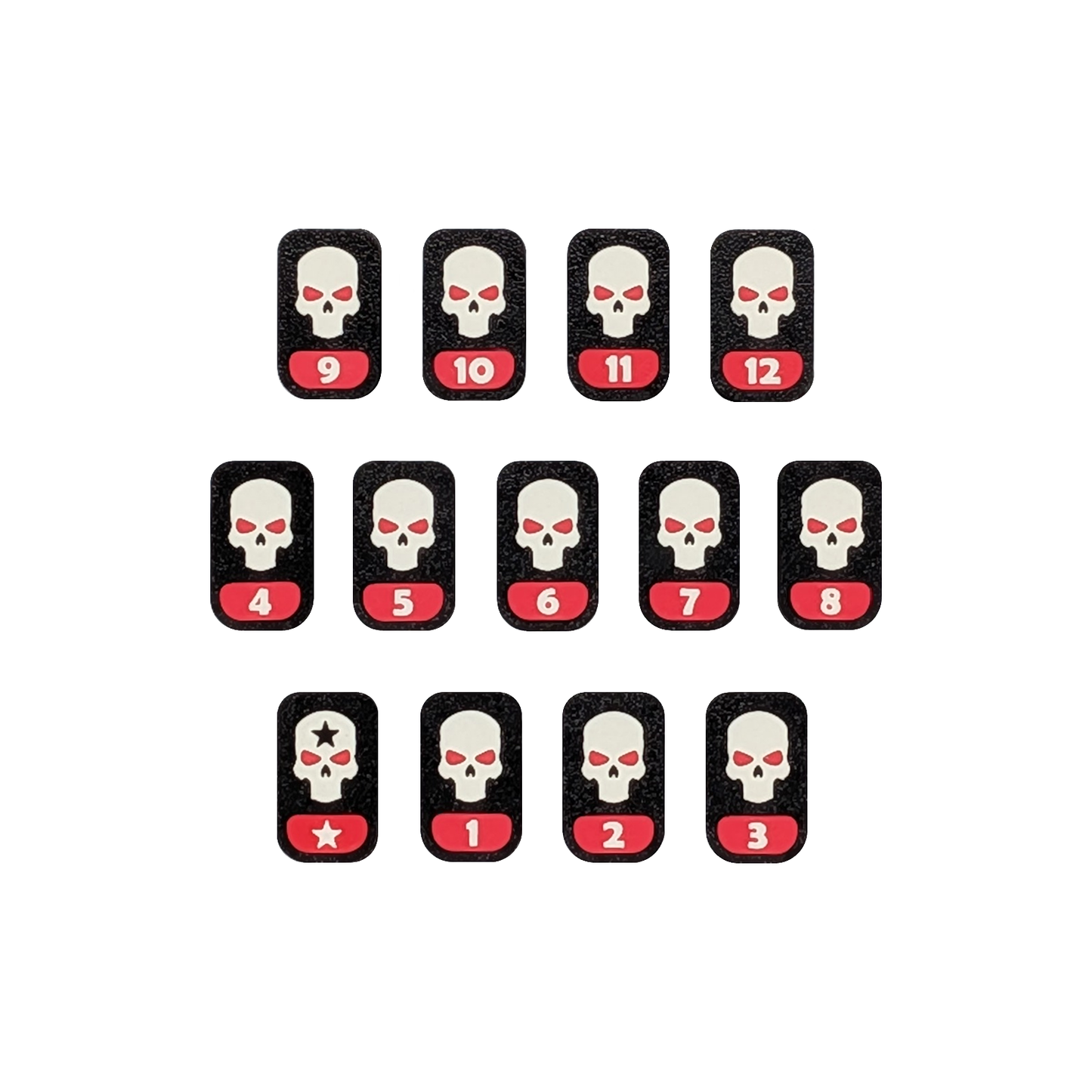 Tabletop Abacus: Skull Clips