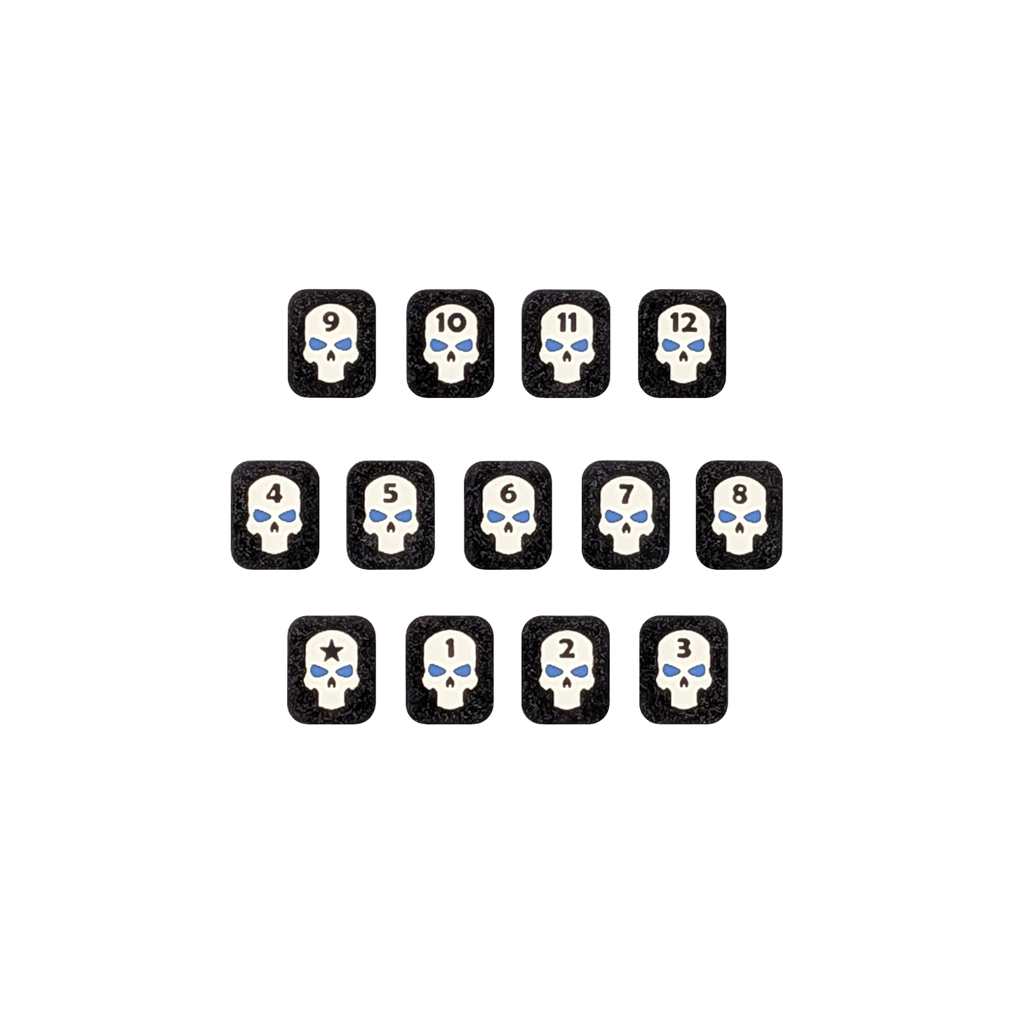 Tabletop Abacus: Skull Clips