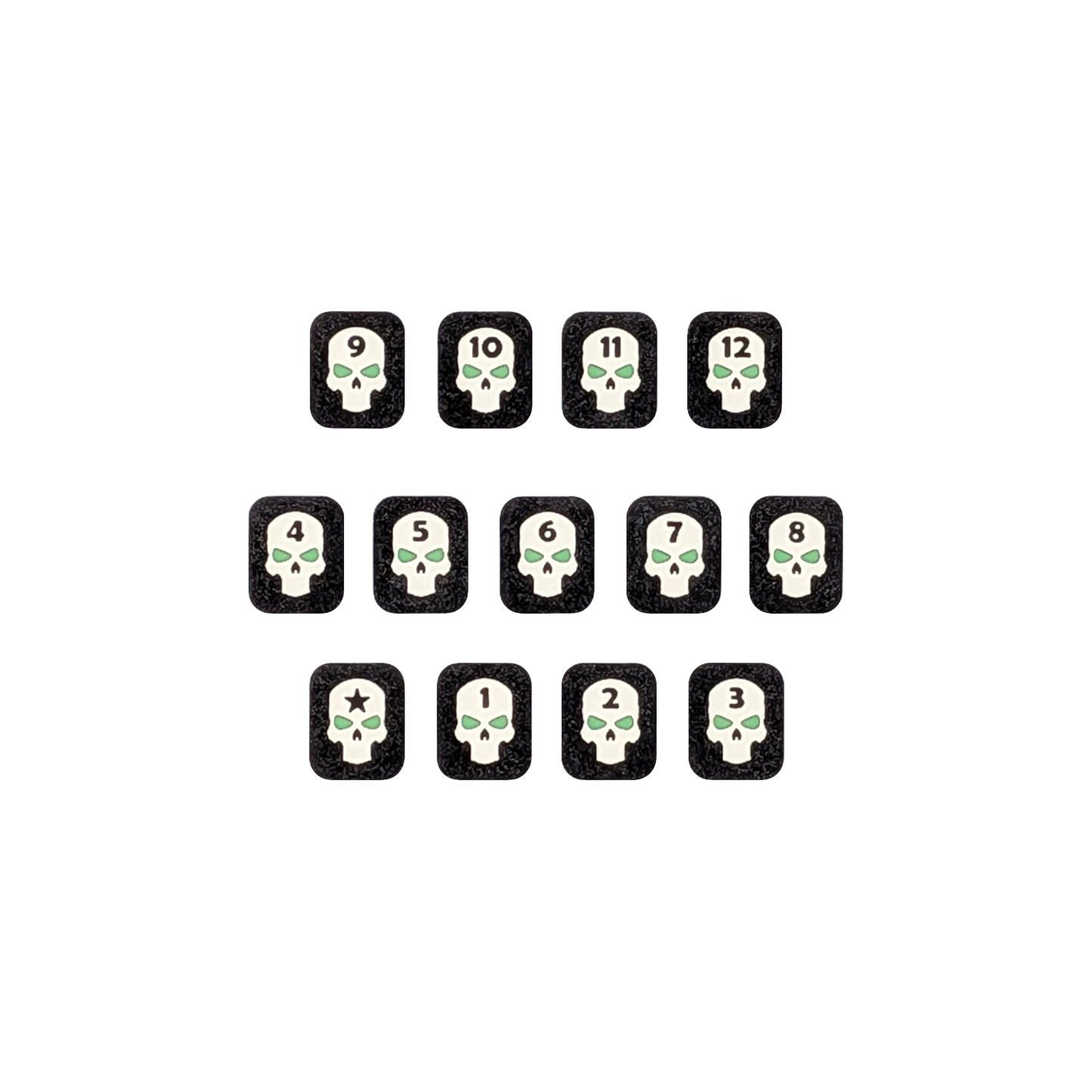 Tabletop Abacus: Skull Clips
