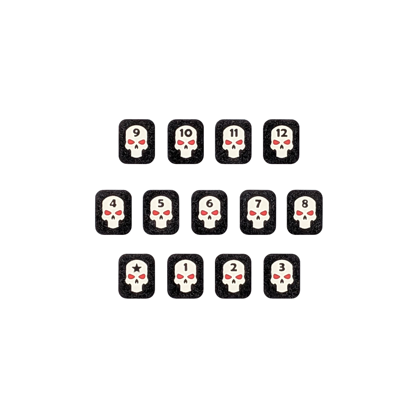 Tabletop Abacus: Skull Clips