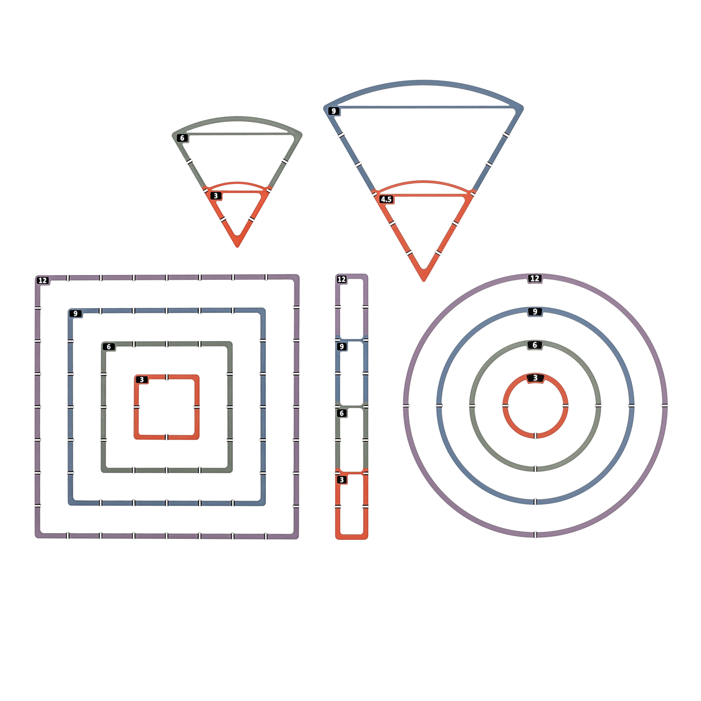 Metric AoE Template Set