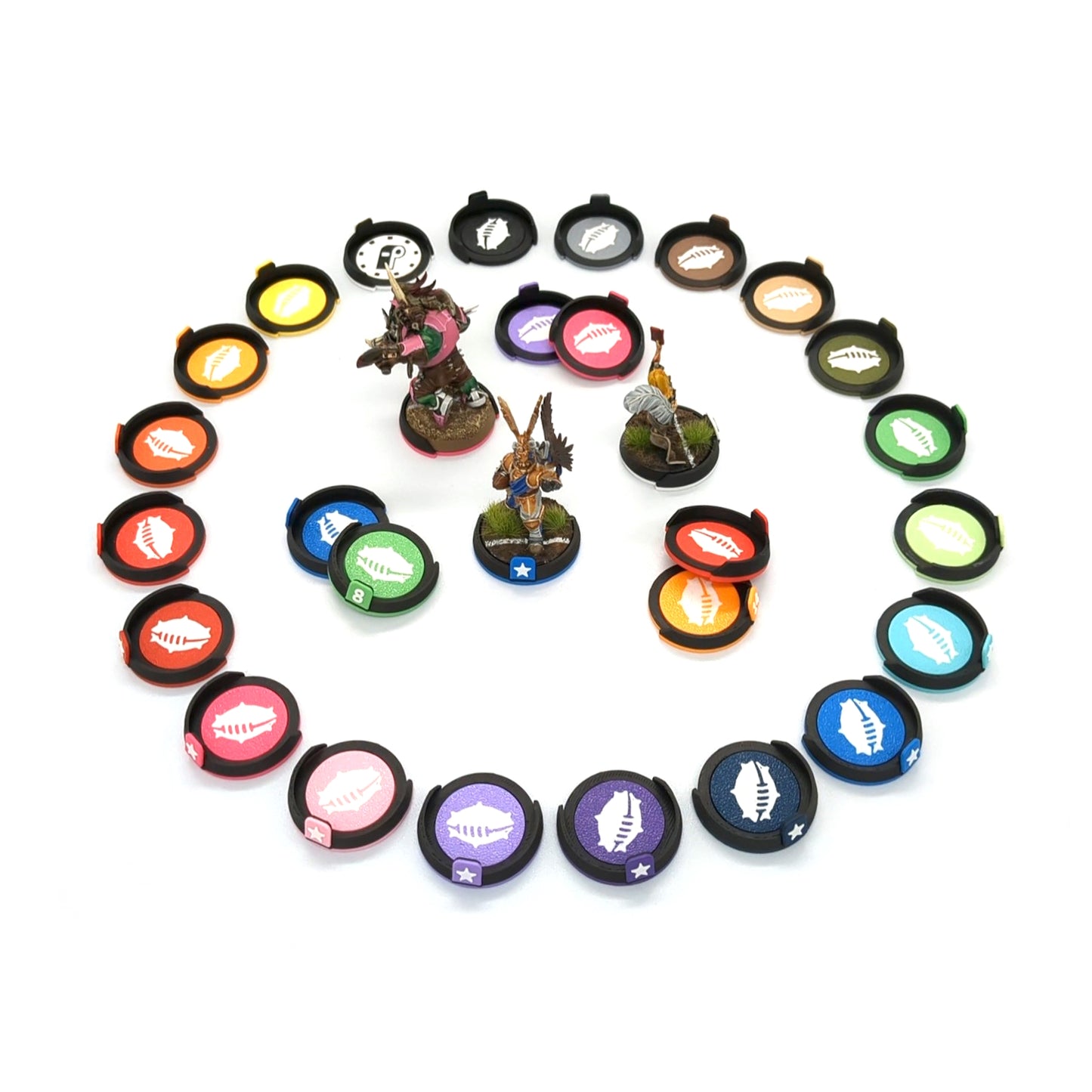 Set - 32mm Magnetic Miniature Bases