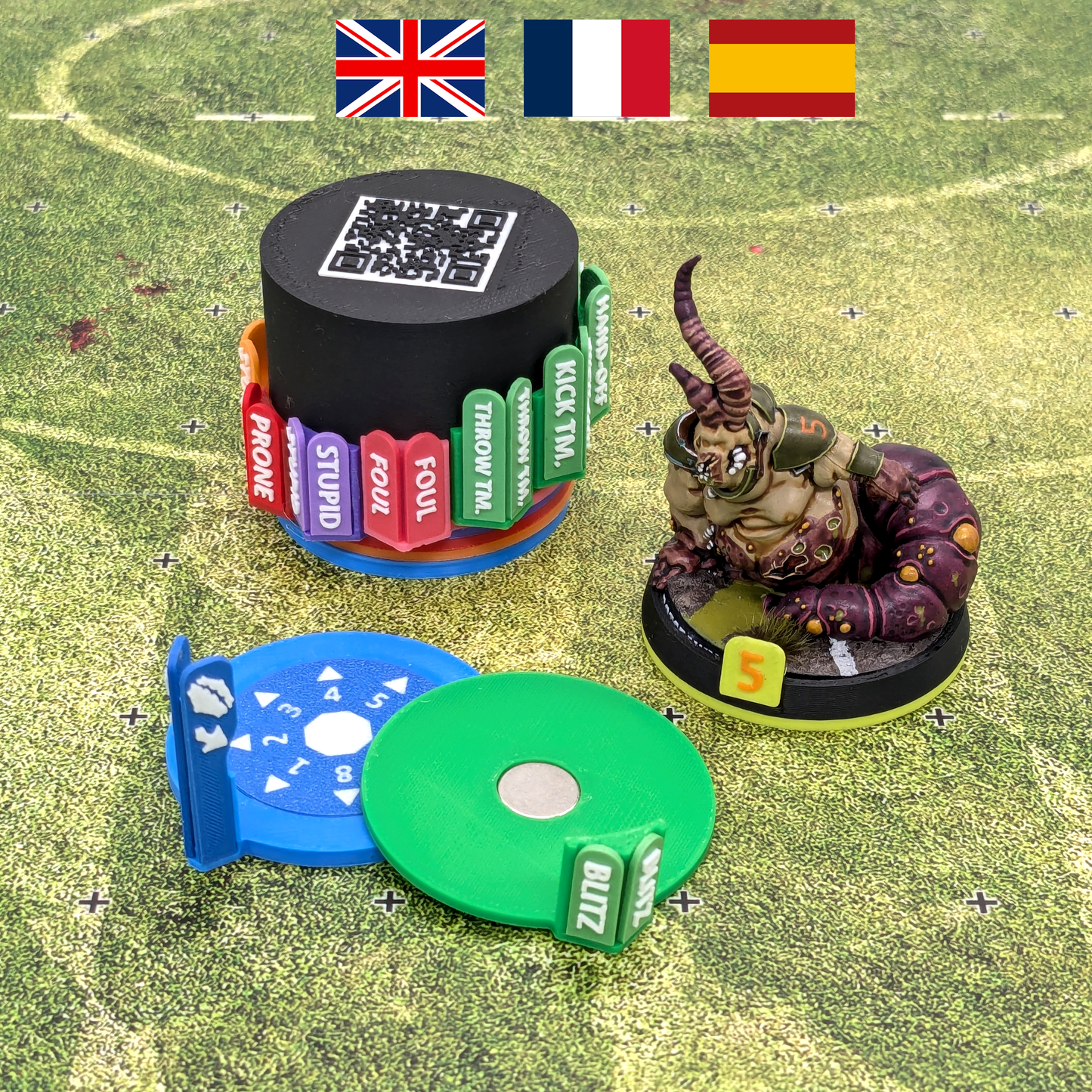 40mm Magnetic Miniature Status Markers