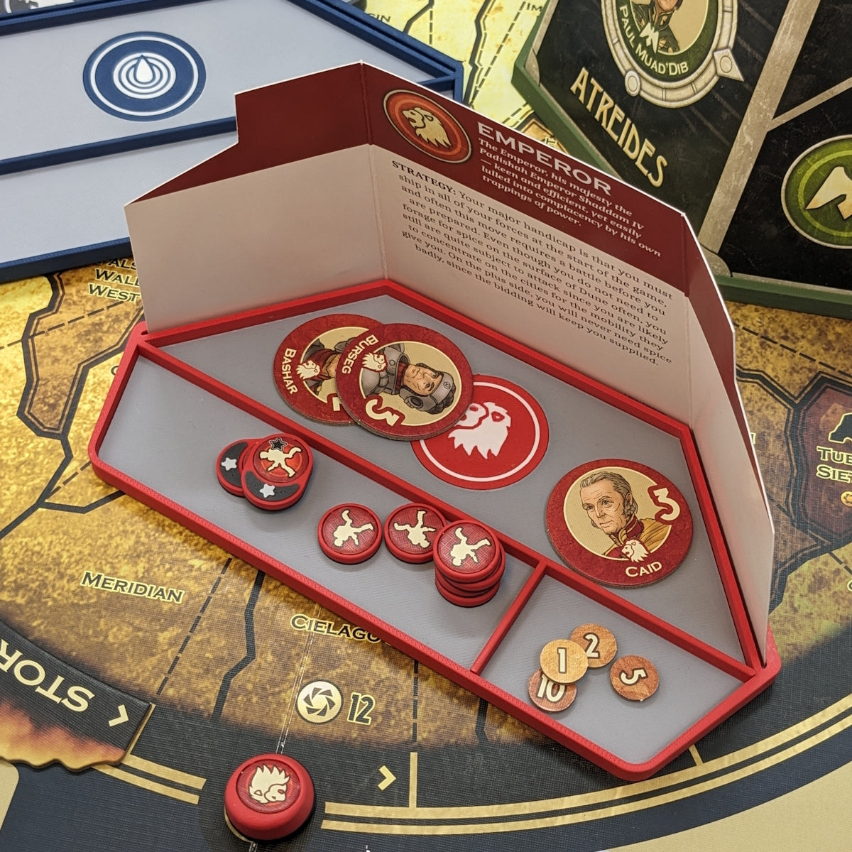 Dune : Conquête et diplomatie – Plateaux de joueurs