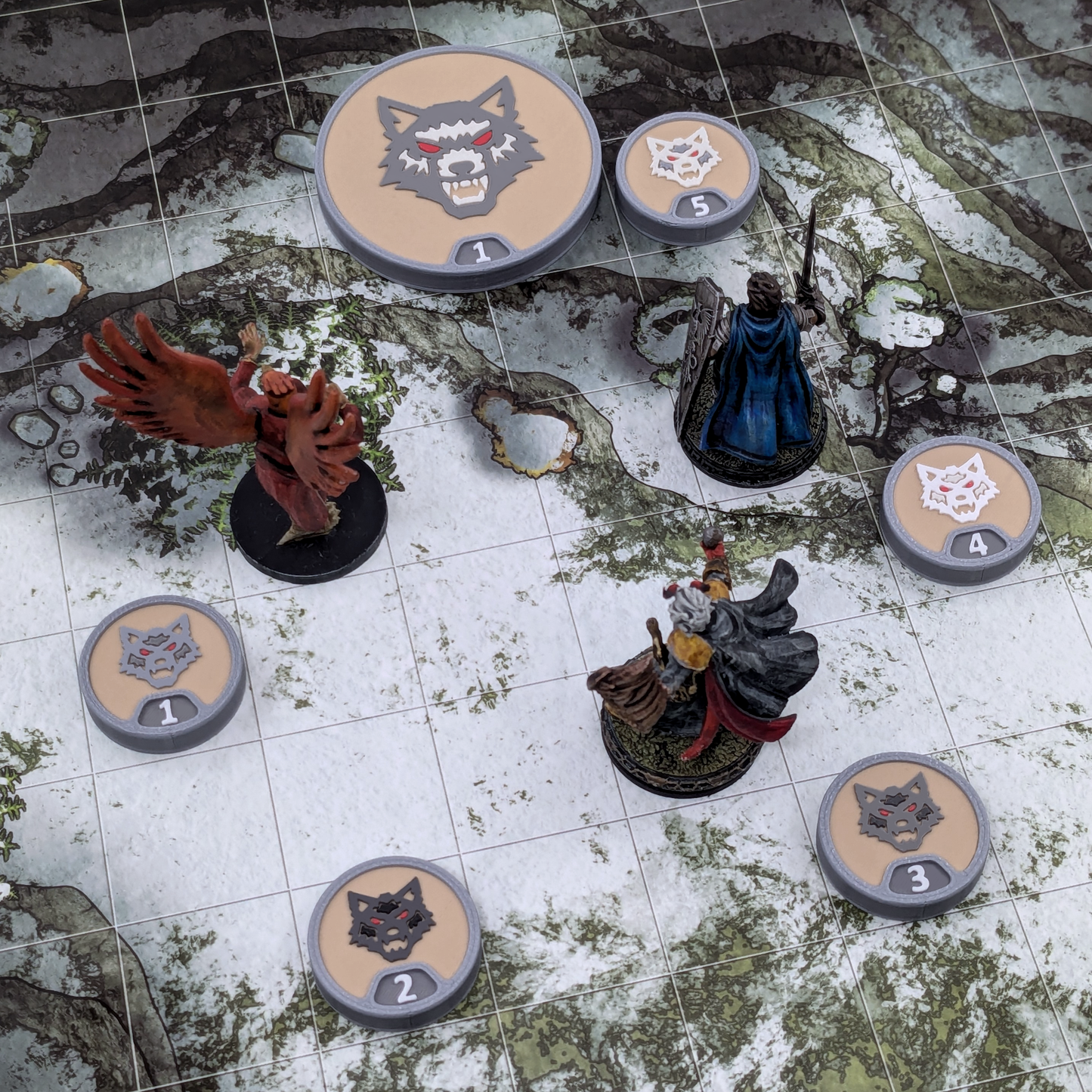 Magnetic Wild Animal Tokens